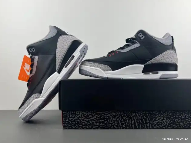 Cheap 3 Cement DN3707-010 Black Jordan Air 0617